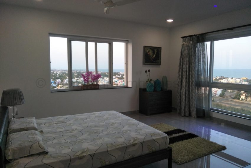 bedroom with seaview