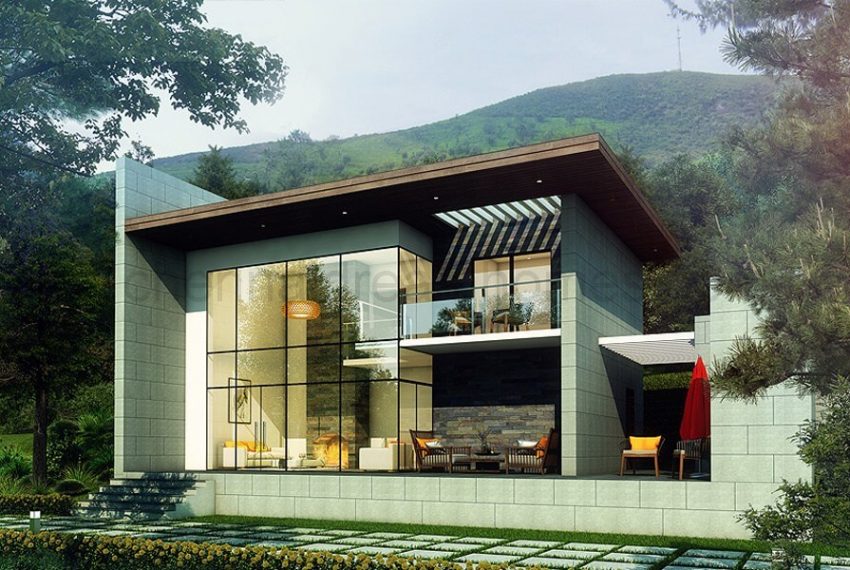 3 BHK Villa Elevation