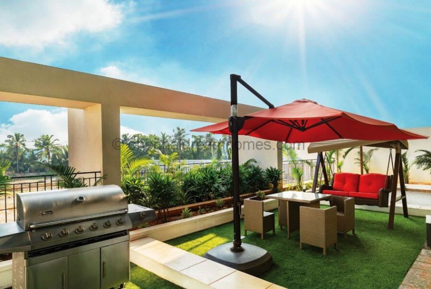 large private terraces